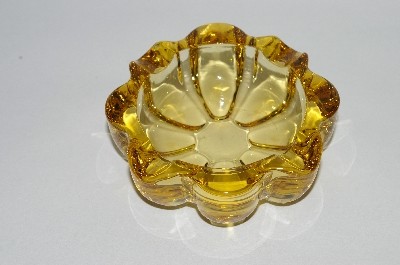 +MBA #64-171   Vintage Amber Glass Ashtray