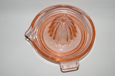 +MBA #64-200 Vintage Pink Depression  Glass Reamer