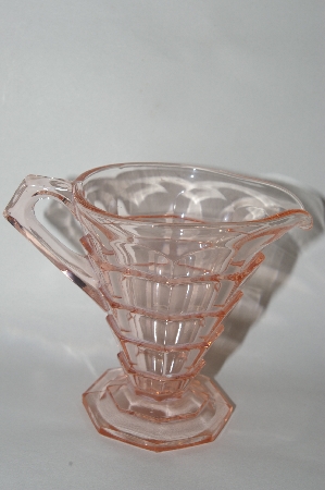+MBA #64-477  Vintage Pink Depression Glass "Tearoom" Creamer