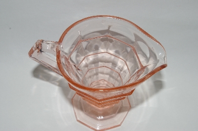 +MBA #64-477  Vintage Pink Depression Glass "Tearoom" Creamer