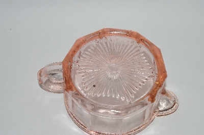 +MBA #64-345  Limited Edition Reproduction Pink Glass Reamer Cup