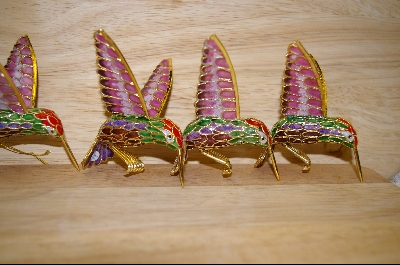 +MBA "Set of 4 Hummingbird Ornaments #5075