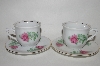 +MBA #66-116 Baum Brothers "Maria Pattern" Set Of 8 Expresso Cups & saucers"