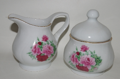 +MBA #66-012  " Baum Brothers "Maria" Cream & Sugar Set