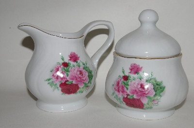 +MBA #66-012  " Baum Brothers "Maria" Cream & Sugar Set