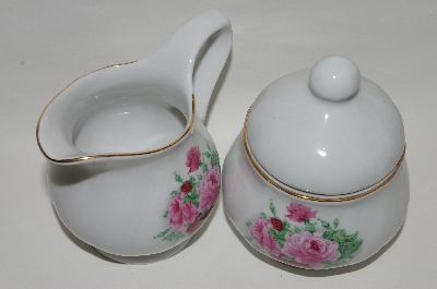 +MBA #66-012  " Baum Brothers "Maria" Cream & Sugar Set