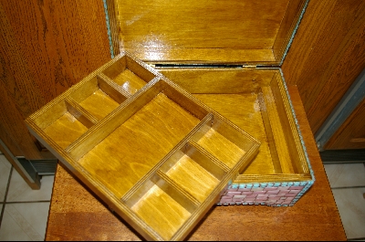 +MBA  "The "Pink Flower LadyBug " Jewerly Box