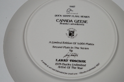 + MBA #68-070  1987 Larry Toschir "Canada  Geese" Duck Stamp Plate Series