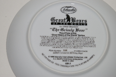 +  MBA #68-061  "1998 Trevor Swanson "The Grizzly Bear" Collectors Plate