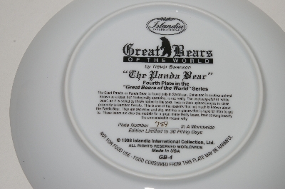 +MBA #68-065   1998 Trevor V. Swanson "The Panda Bear" Collectors Plate