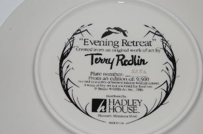 + MBA #68-047  1986 Terry Redlin "Evening Retreat" Collectors Plate