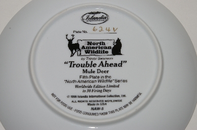 + MBA #68-089  1998  Trevor V. Swanson "Trouble Ahead" Mule Deer  Collectors Plate
