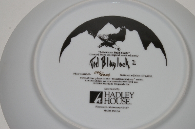 +MBA #68-080   1988  Ted Blaylock "American Bald Eagle" Collectors Plate