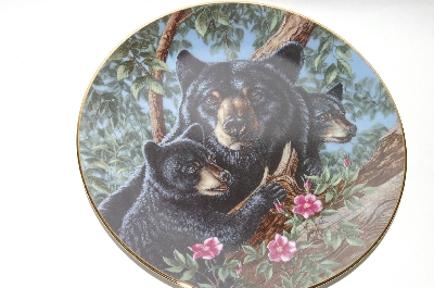 +MBA #69-134  1994  "Babies Of Spring" Collectors Plate Black Bears
