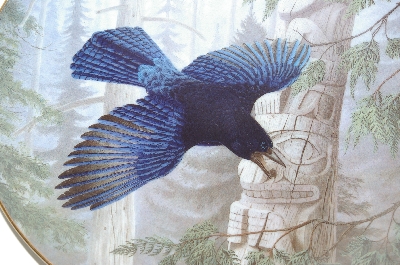 +MBA #69-095  " 1989 Terry McLean "Herald Of The Woods" Collectors Bird Plate