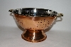 20 Year Old Footed Copper Cullender