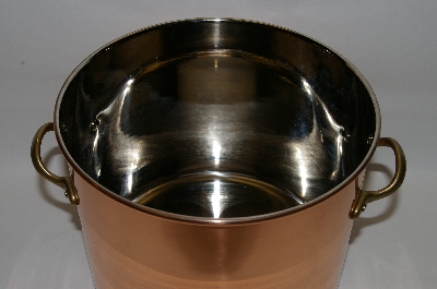 +MBA #70-8138  "30 Year Old Copper Stock Pot With Lid
