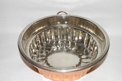 +MBA #70-8090  "30 Year Old  Large Copper Jello Mold