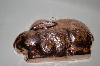 +MBA #71-024  "30 Year Old Copper "Rabbit" Jello Mold