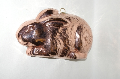 +MBA #71-024  "30 Year Old Copper "Rabbit" Jello Mold