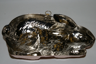+MBA #71-024  "30 Year Old Copper "Rabbit" Jello Mold