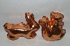 +Older Set Of 2 Copper Animal Jello Molds