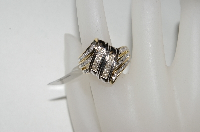 +MBA #76-081  "10K Yellow Gold Diamond Ring