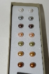 +MBA #79-106  Honora Set Of 7 Pairs  Cultured Freshwater Pearl Stud Earrings