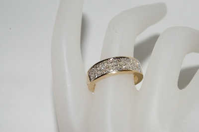 +MBA #77-067   14k Yellow Gold Princess Cut Diamond Ring