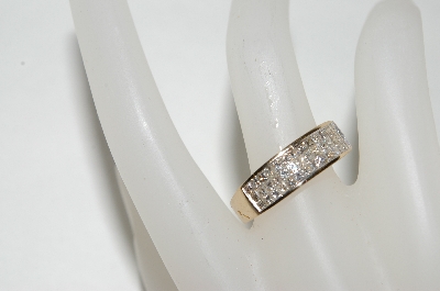 +MBA #77-067   14k Yellow Gold Princess Cut Diamond Ring