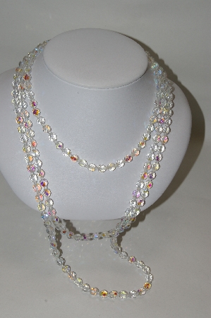 +MBA #78-156  Set Of  3 AB Glass Bead Necklaces