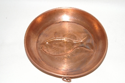 +Vintage Solid Copper Fish Pan
