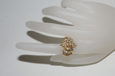 +MBA #80-0062     14k Yellow Gold Fancy 1CT Diamond Ring