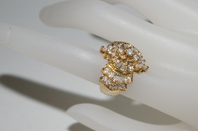 +MBA #80-0062     14k Yellow Gold Fancy 1CT Diamond Ring