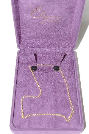 +MBA #80-185   18K Yellow Gold 16" Rolo Link Necklace