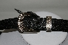 +MBA #81-123  " 1990's Lee Sands Black Geniuine Lizard Belt