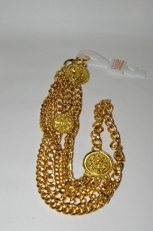 +MBA #82-003  "Dame Gold Plated Chain Belt