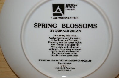 +MBA #236   "1985 Donald Zolan  "Spring Blossoms" Limited to 15 Firing Days
