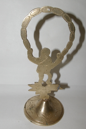 +MBA #82-035  "Hand Carved Oriental Brass Piece