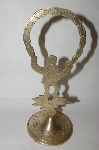 +MBA #82-035  "Hand Carved Oriental Brass Piece