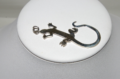 +MBA #84-138   Sterling South Western Lizzard Pendant
