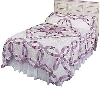  Sunday River Madision Country Handcrafted Twin Size Quilt & Shams