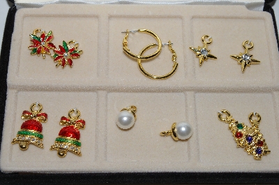 +MBA #85-113   "1990's Interchangeables "6 Piece Charm Earring Set"