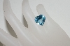 +MBA #85-153  " 7.70 Ct Heart Cut Blue Topaz Stone
