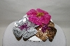 +MBA #89-025  " Kathleen Kirkwood "Sequin & Bead" Floral Sweater Pins