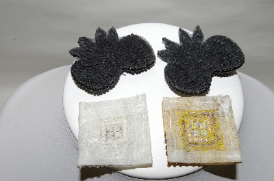 +MBA #89-115  " Set Of 4 Sew On Bead,Faux Pearl & Rhinestone Appliques