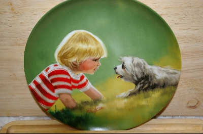 +MBA #6644A  "Children and Pets "Making Friends" 1985