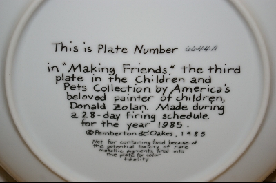 +MBA #6644A  "Children and Pets "Making Friends" 1985