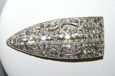 +MBA #87-319  Vintage Crystal Rhinestone Buckle