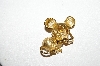 +MBA #87-369  Avon Gold Tone "Mouse With Glass's" Pin